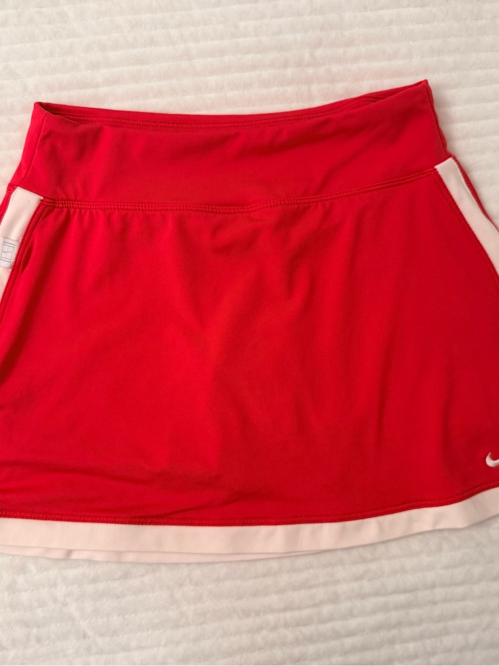 Nike Pink Athletic Skort with White Trim